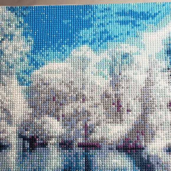 Winter Tree & Stream Diamond Painting - Picture 2 of 6